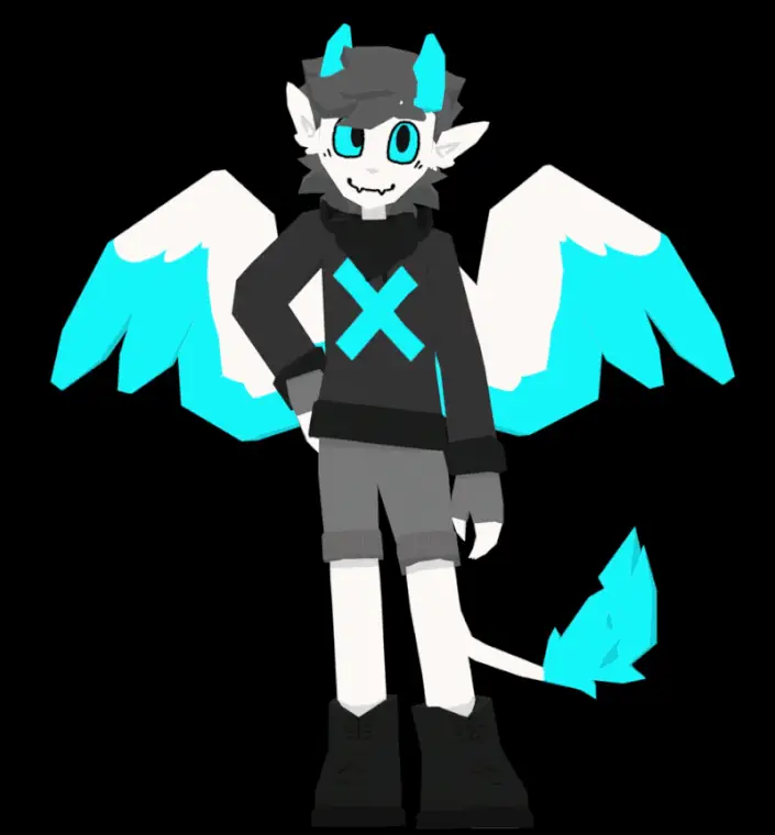 Low poly character by @_kower