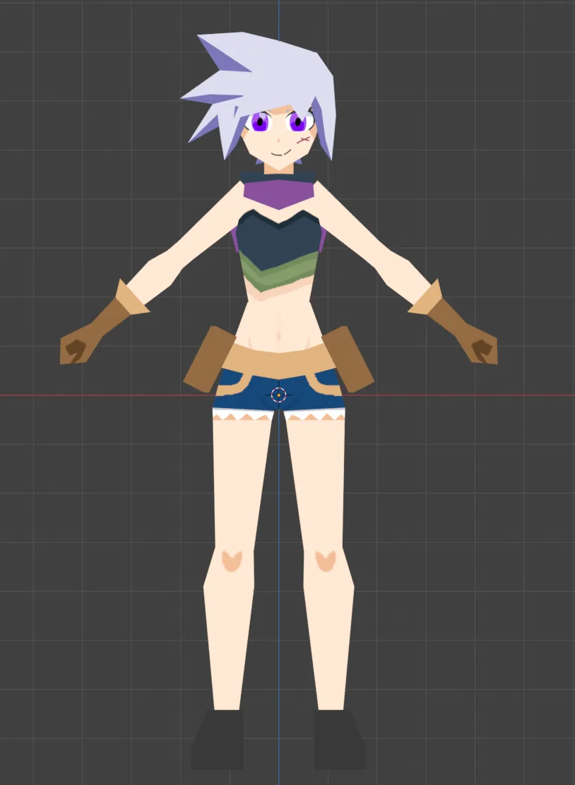 Low poly character by @eatablerock