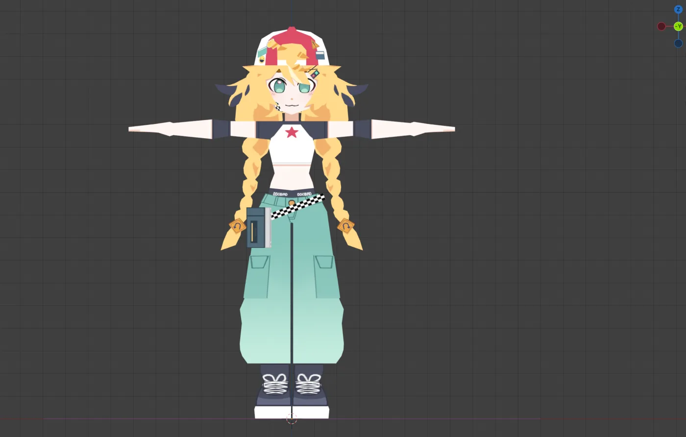 Low poly character by @jayxle