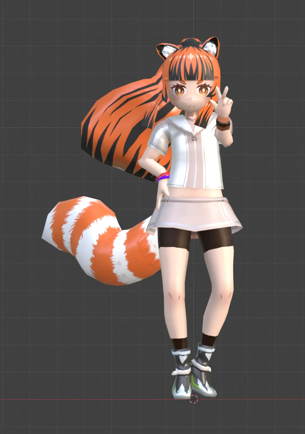 Low poly character by @lunarufox