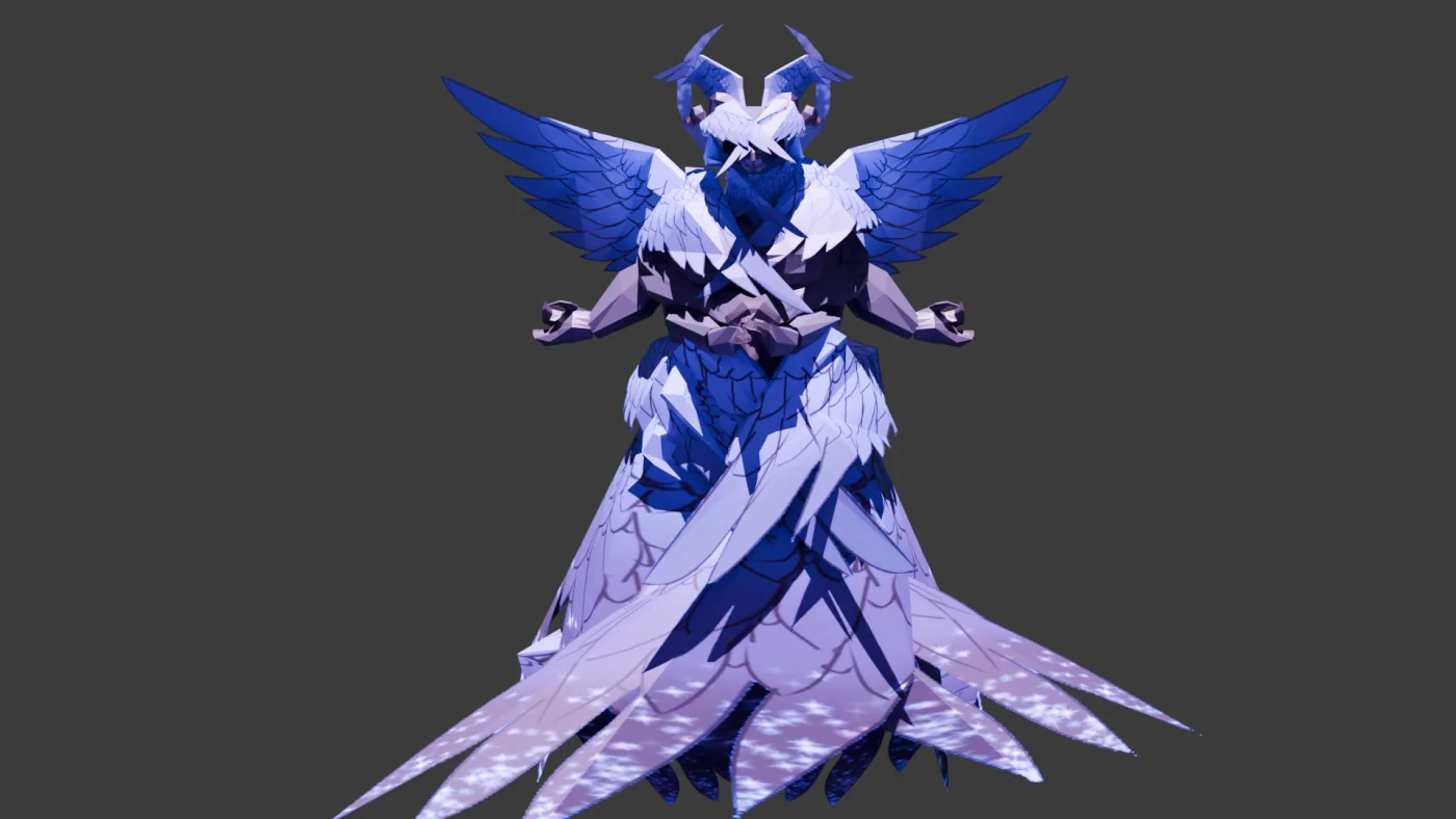 Low poly character by @mr.mangrove2