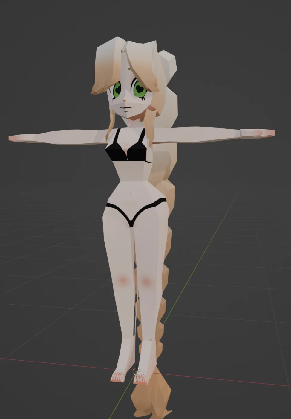 Low poly character by @roodaka6656