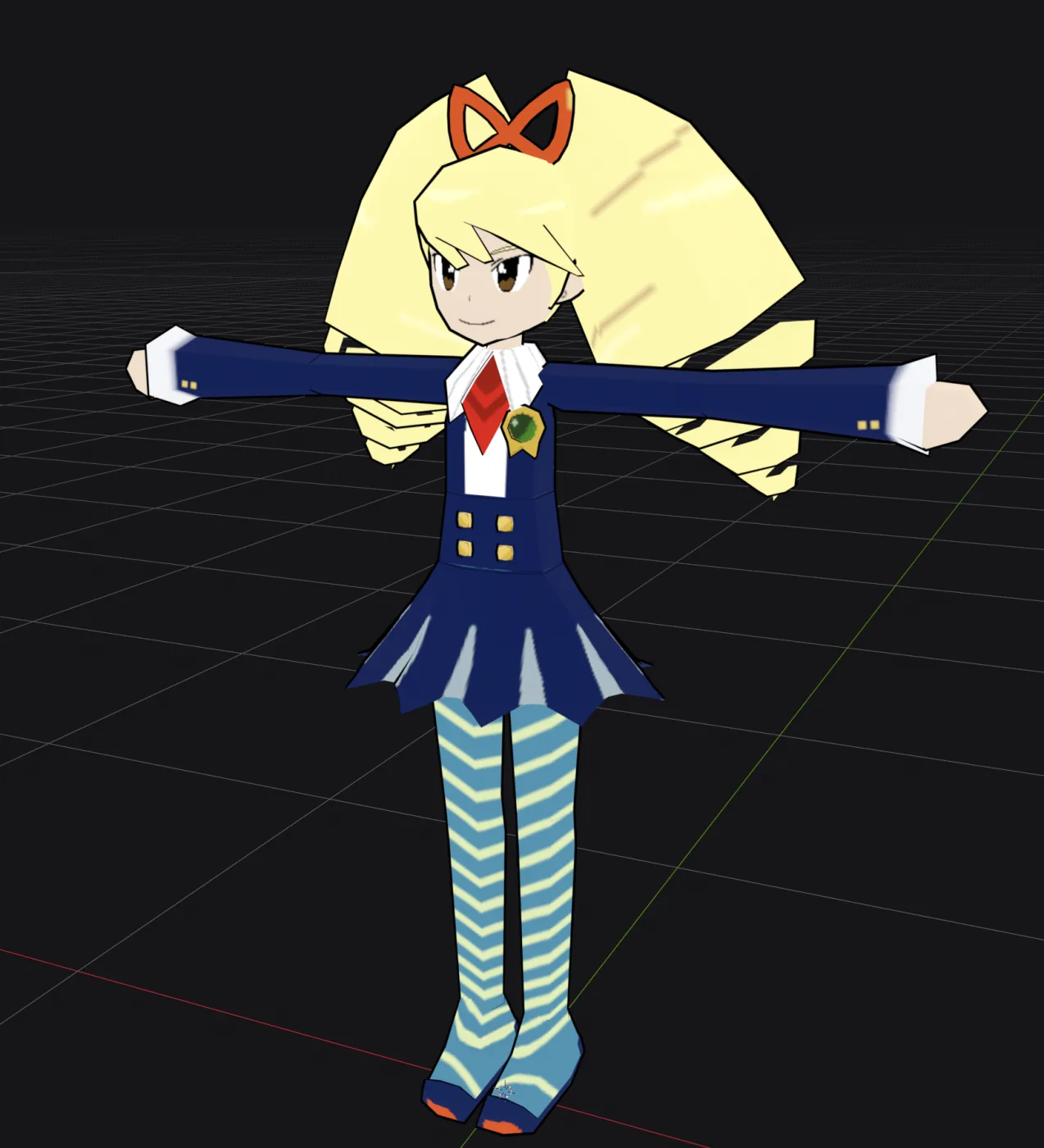 Low poly character by @schokakona