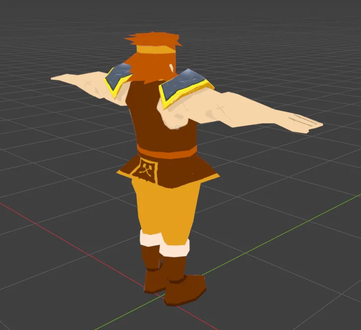 Low poly character by @simplycuriosity