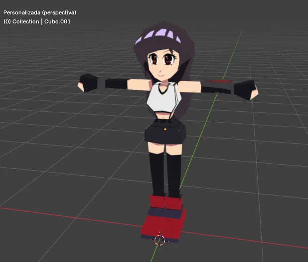 Low poly character by @the_star255