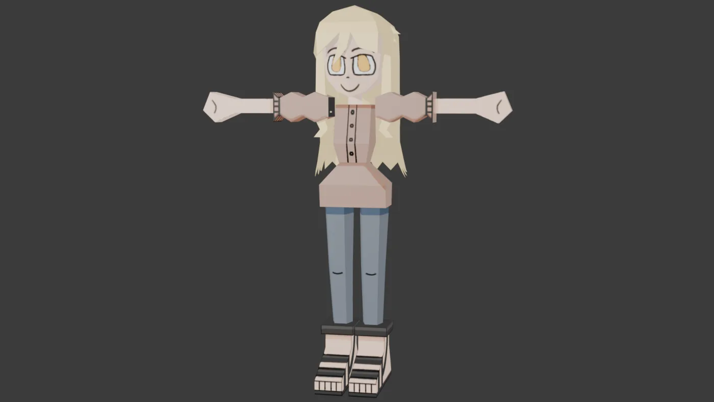 Low poly character by @thisone100
