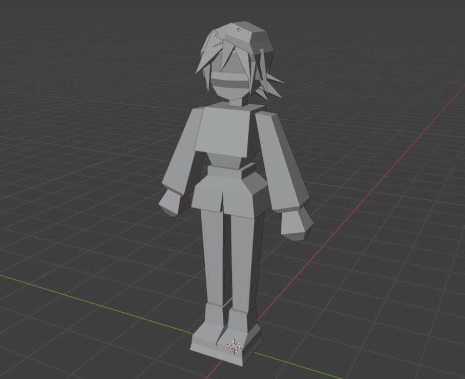 A drafted blockout of Love-chan!