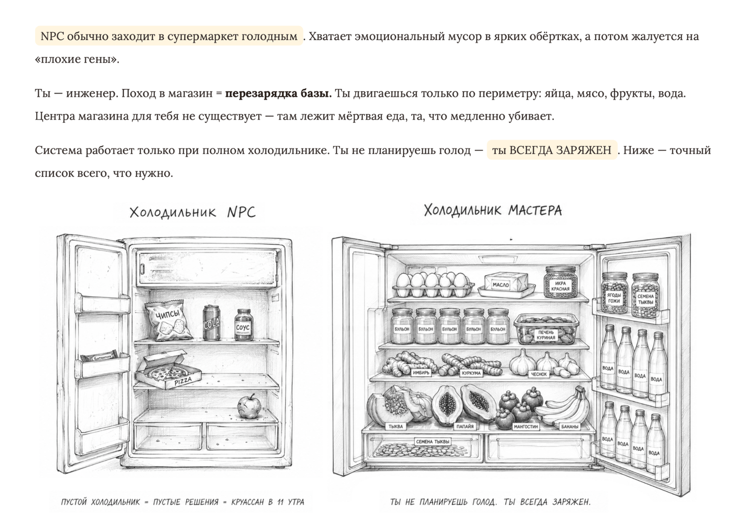 Заряженный холодильник — Приложение A курса CHEAT CODES