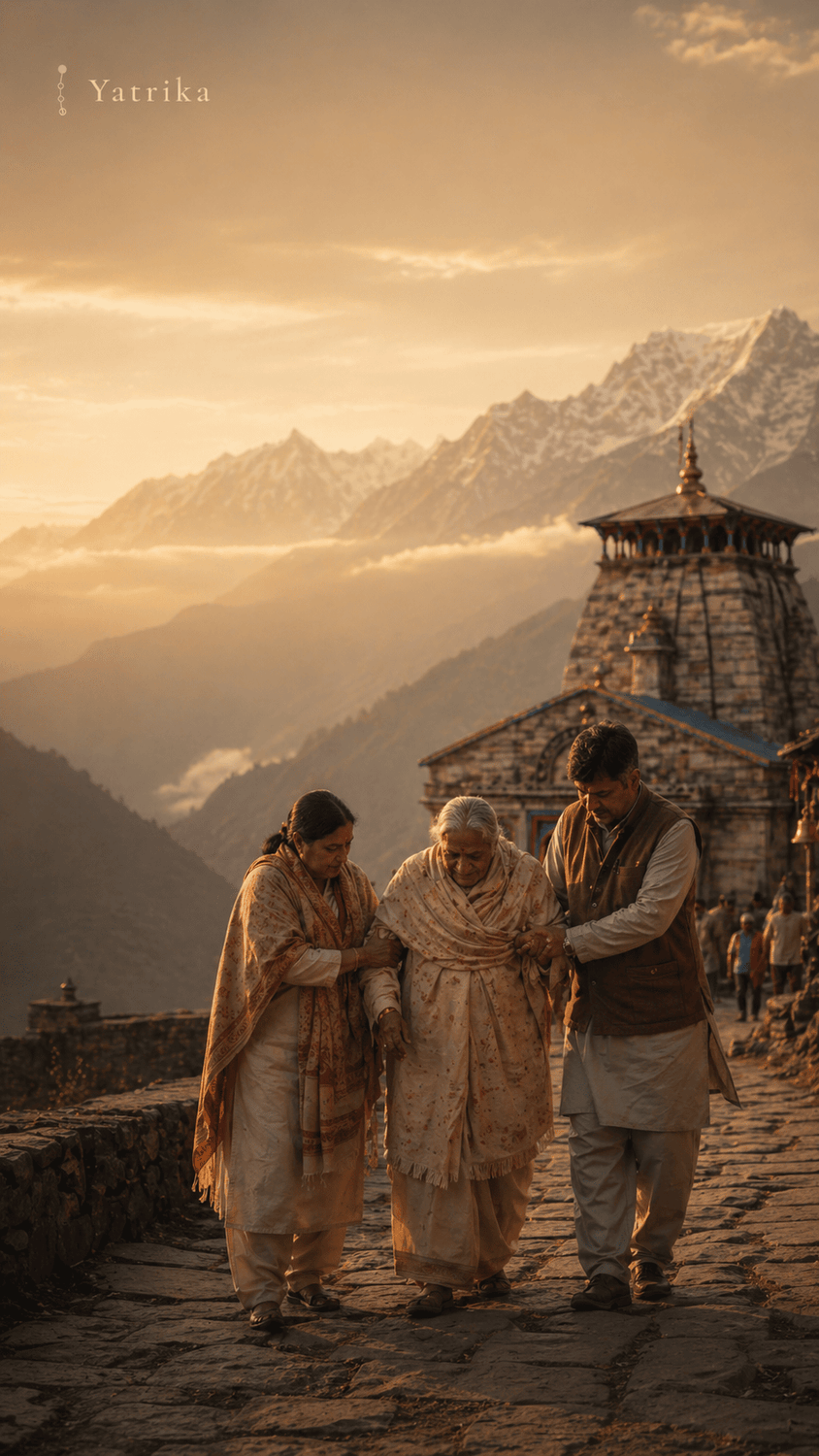 Char Dham Yatra for parents with son and elderly parents