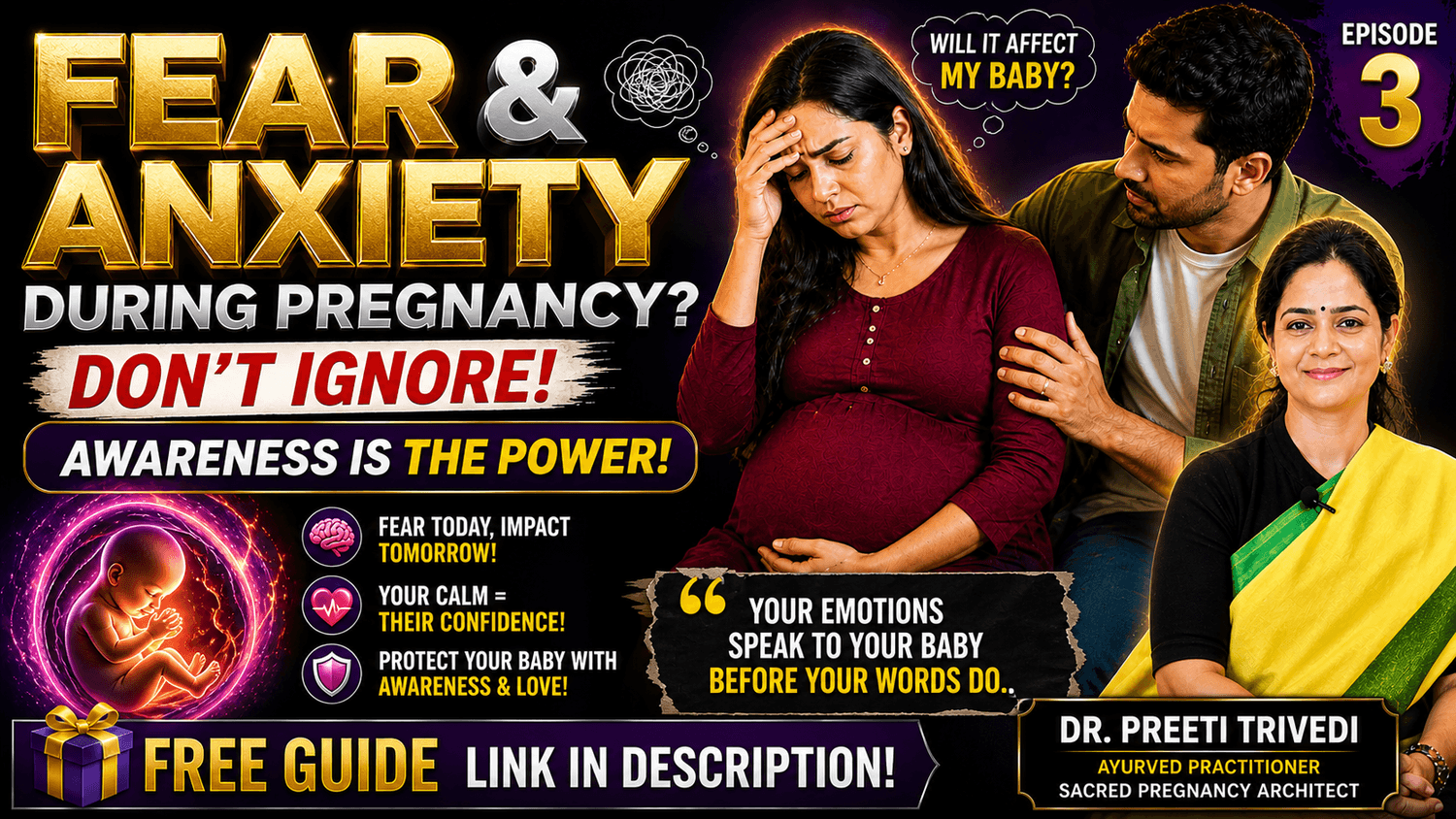 Discover how fear and anxiety silently impact your baby’s mind and learn gentle ways to create a calm, emotionally healthy pregnancy.