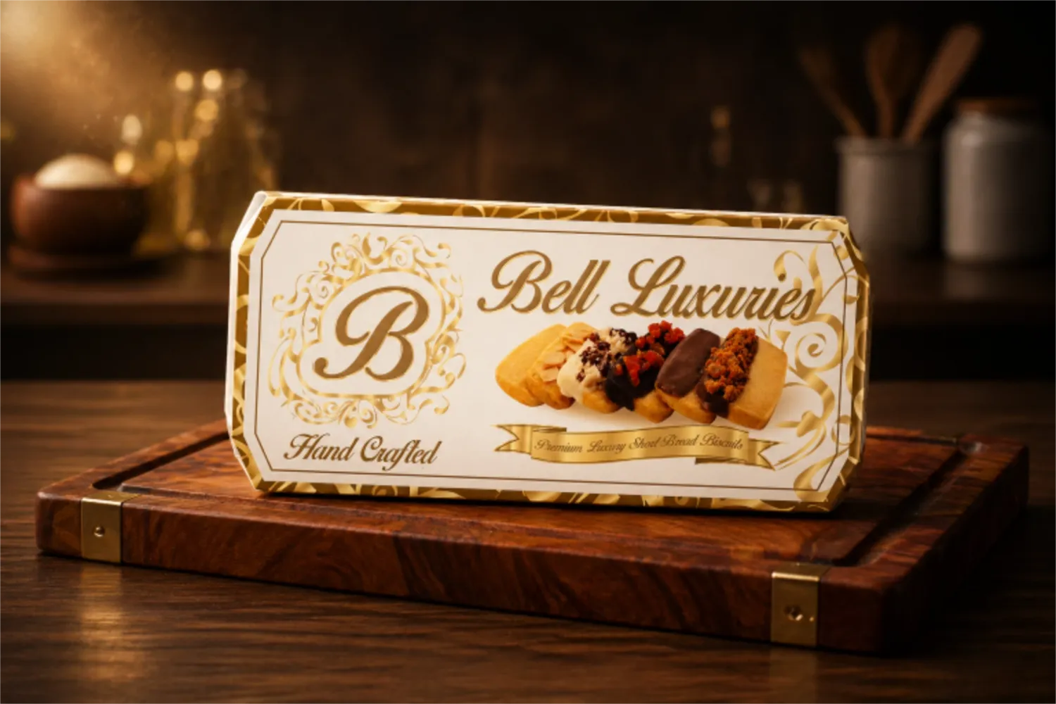 The Collection — luxury 12-piece shortbread gift box, Bell Luxuries South Africa