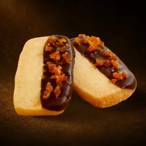 Bell Luxuries Apricot and Dark Chocolate shortbread