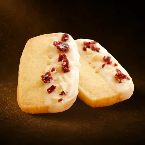Bell Luxuries Cranberry and Macadamia shortbread
