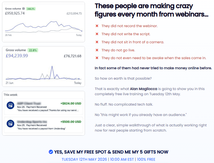 webinarclonesai-aiflipdomains-review-oto-demo-bonus-walkthrough-pricing-2-people are making figures from webinars