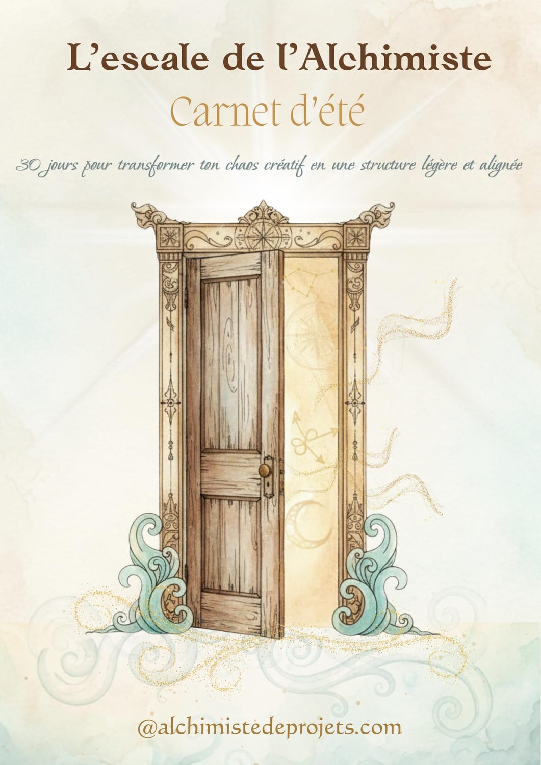 Couverture du carnet L’Escale de l’Alchimiste