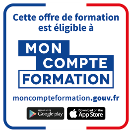 Logo éligible CPF Compte Personnel de Formation bilan de compétences