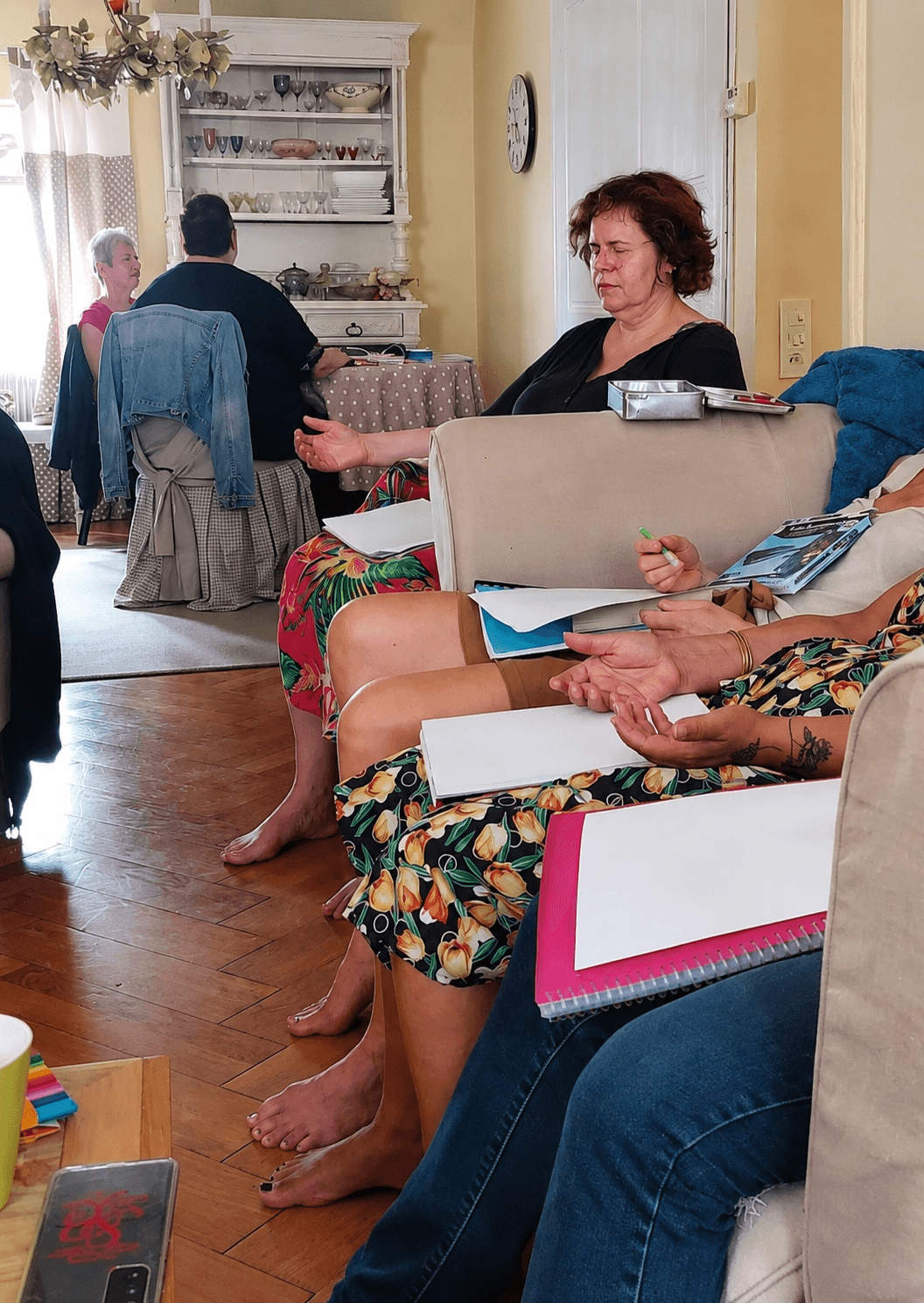 Séance de groupe en immersion