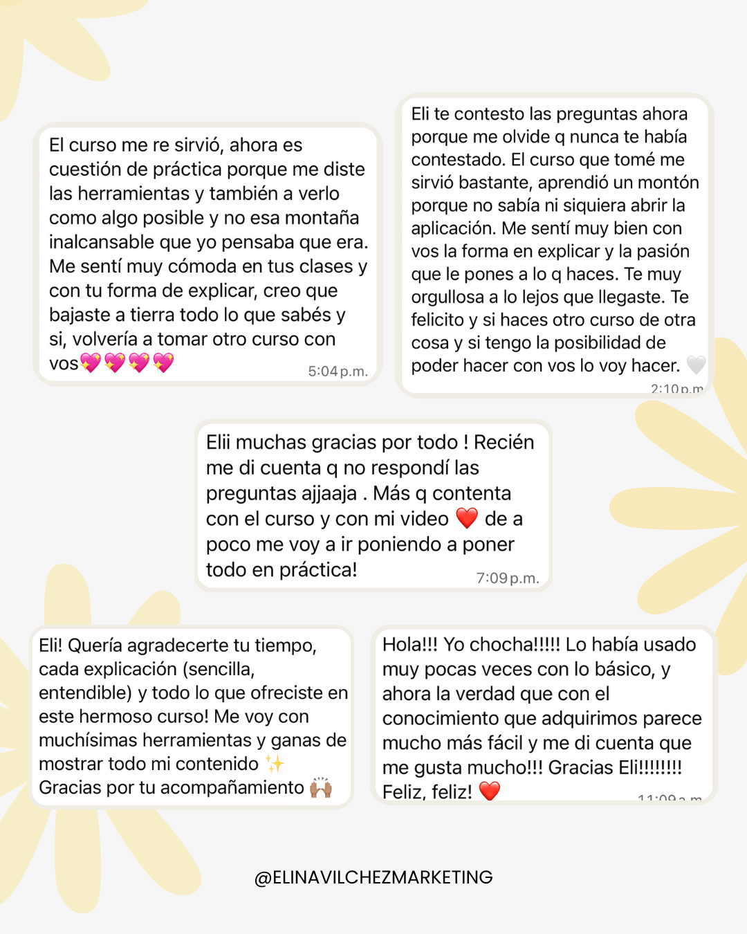 Testimonios