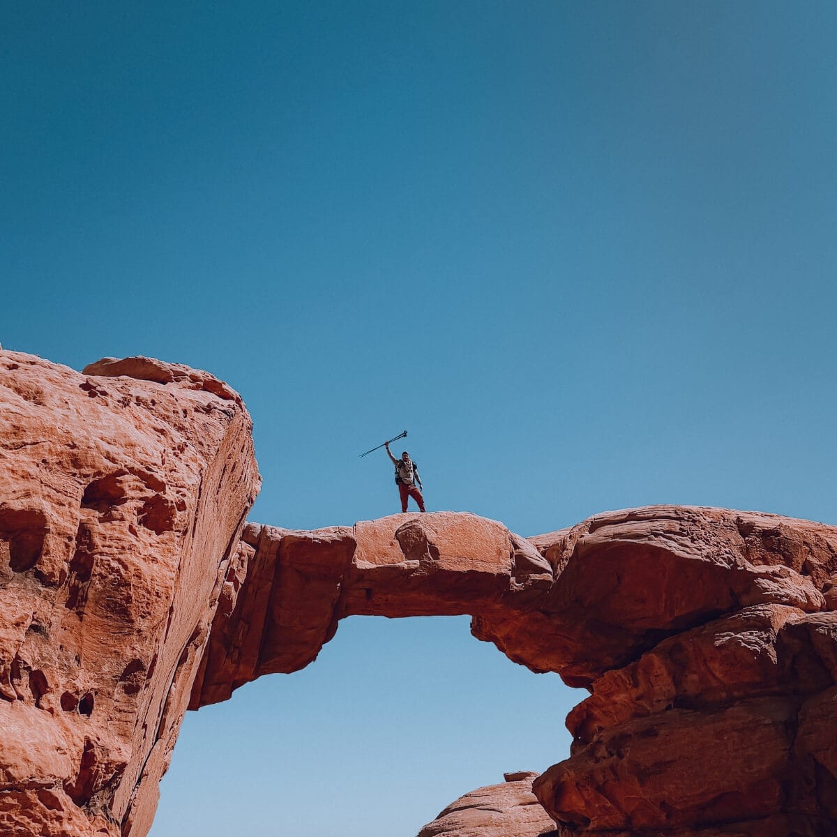 Francois de Neuville in the Wadi Rum