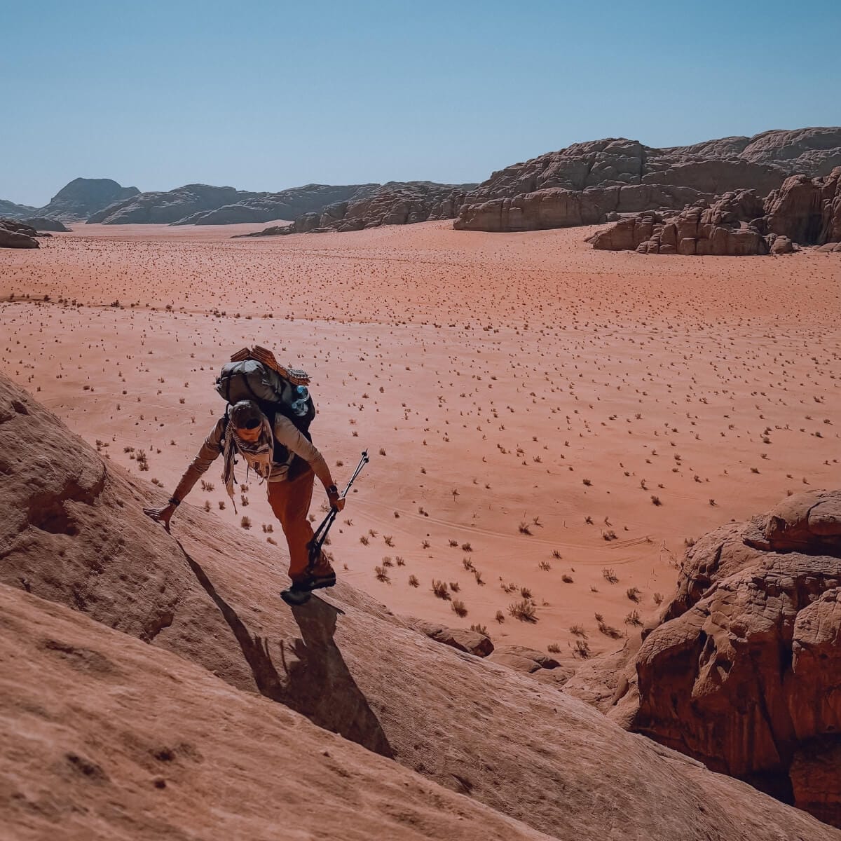 Francois de Neuville Rock scrambling