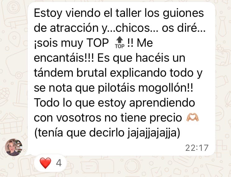 Captura de una opinión de cliente 5