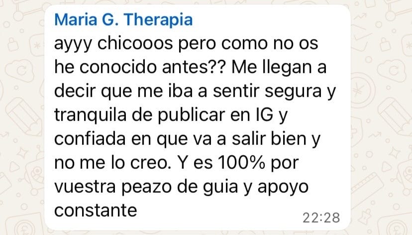 Captura de una opinión de cliente 8