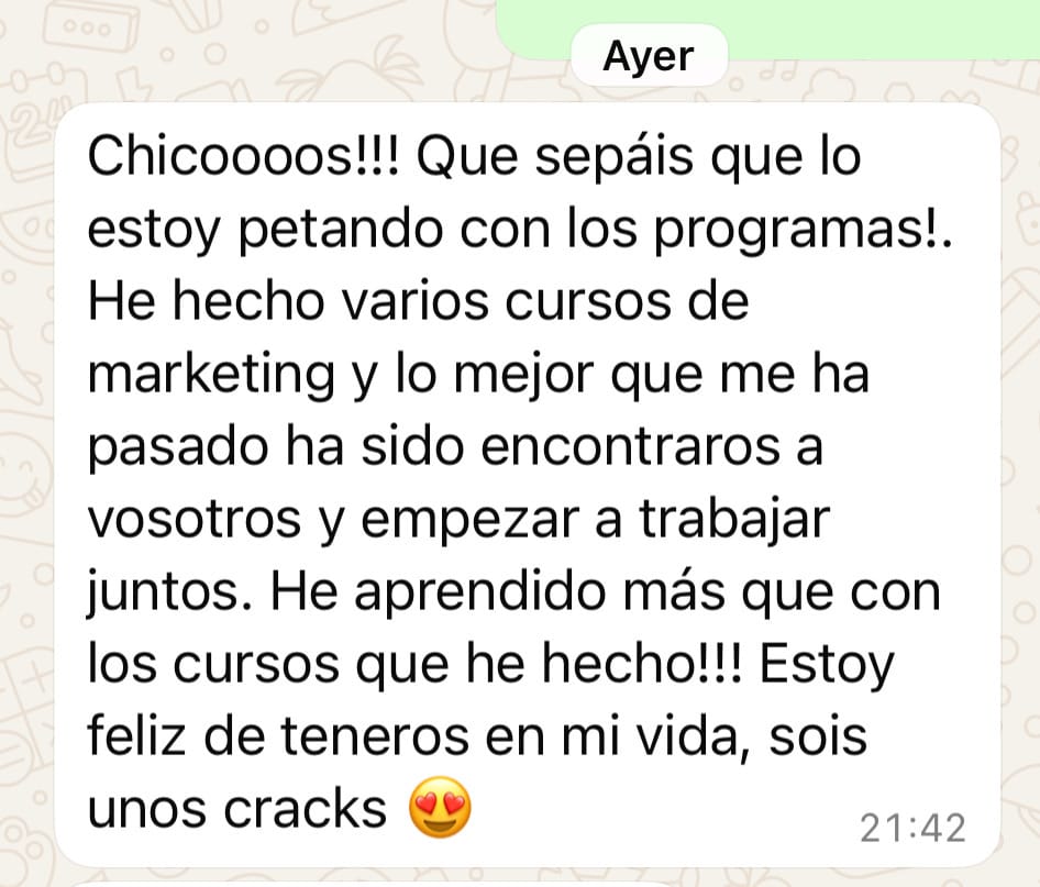 Captura de una opinión de cliente 11