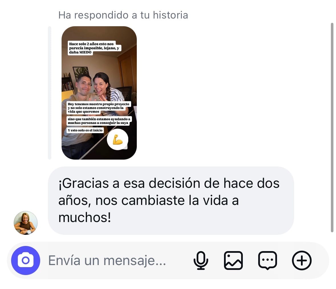 Captura de una opinión de cliente 12