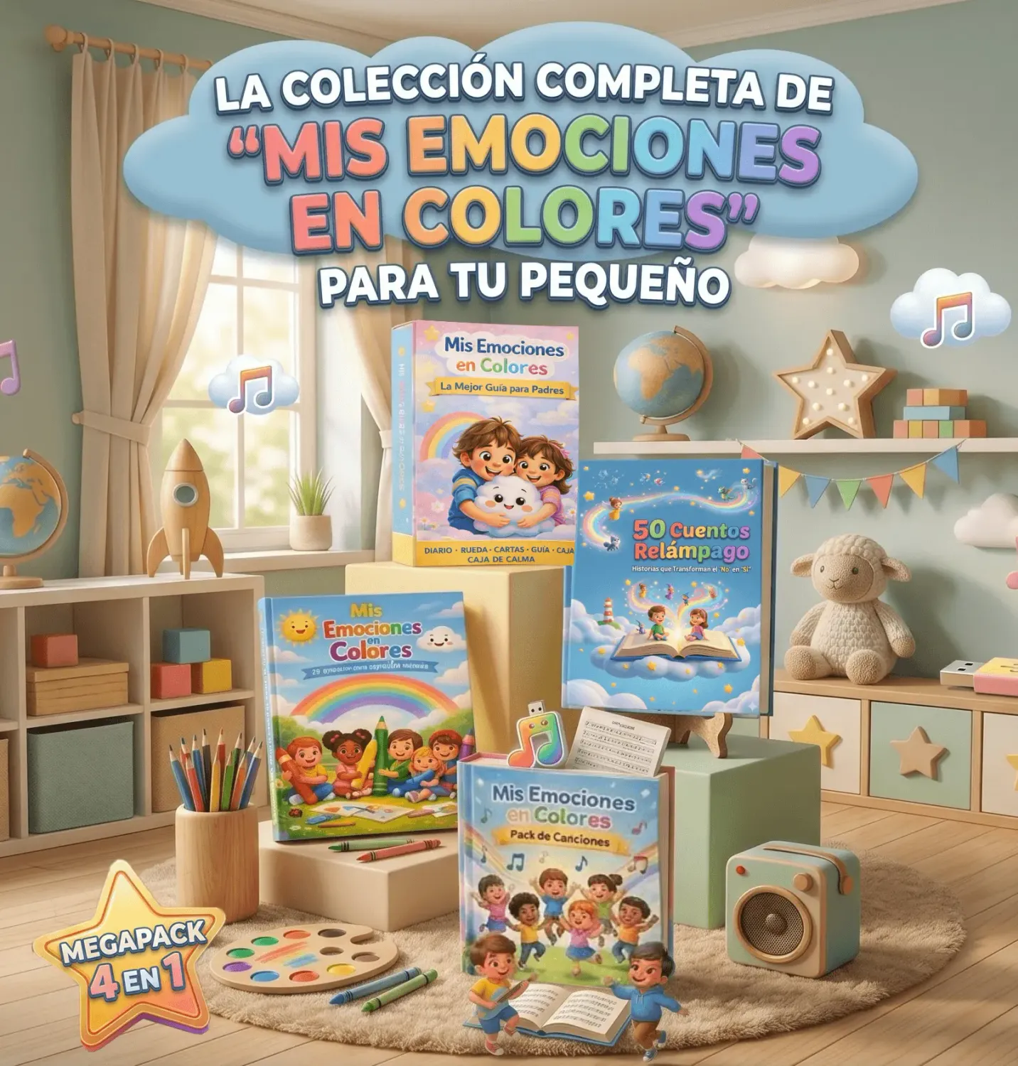 Pack Mis Emociones en Colores