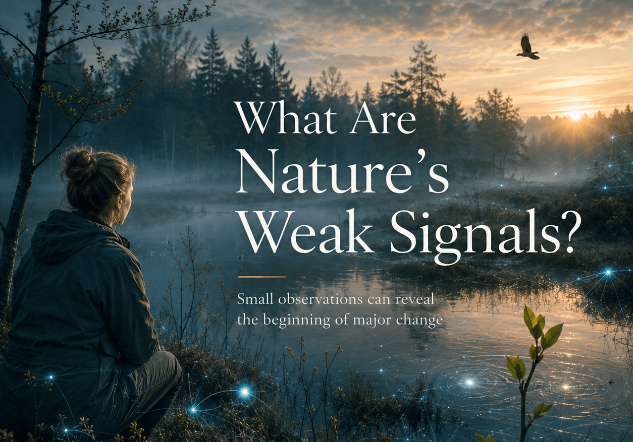 What are nature's weak signals
