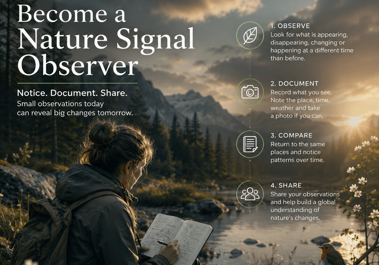 How to become a nature signal observer