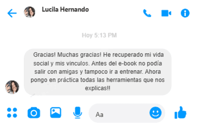 Testimonio Lucila Hernando - Recuperar vida social