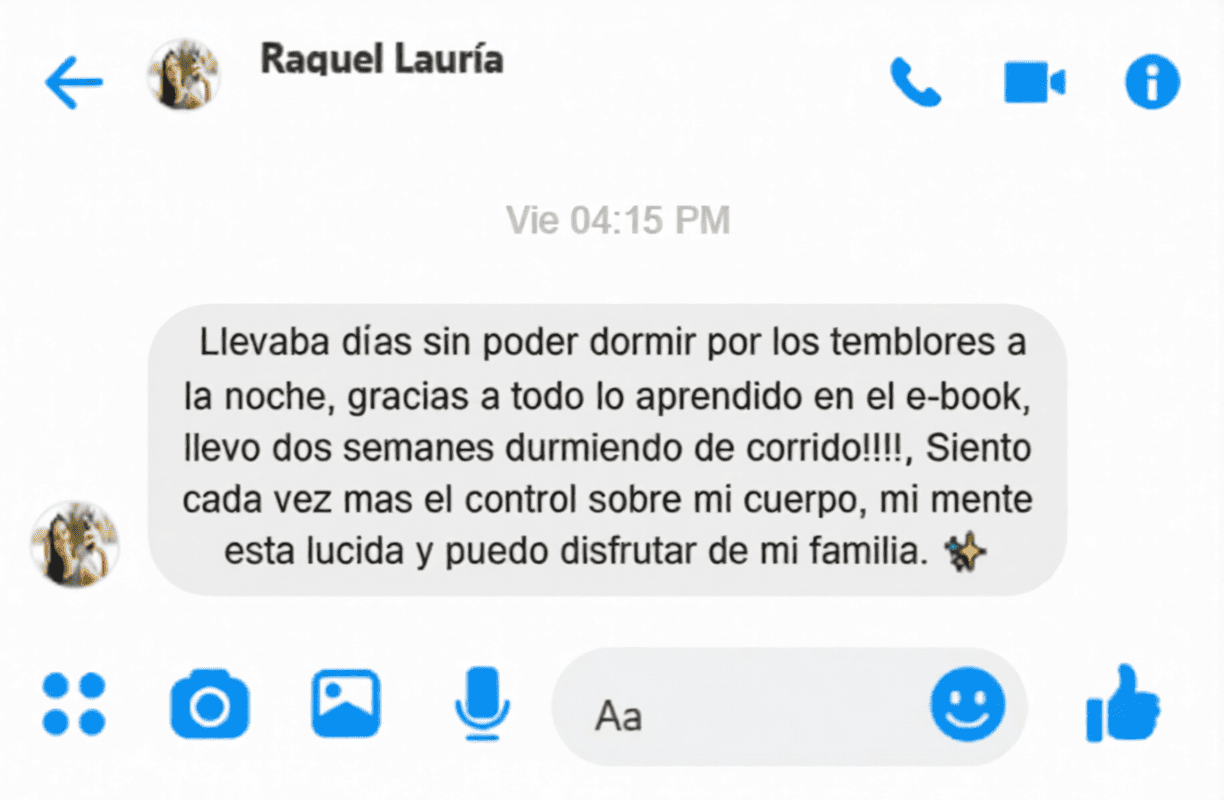 Testimonio Raquel Lauría - Dormir de corrido sin temblores