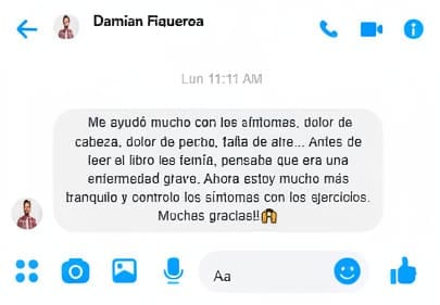 Testimonio Damian Figueroa - Alivio de dolores físicos