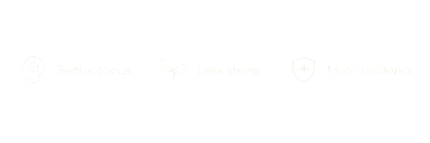 Better focus, less stress and more resilience through breathwork support