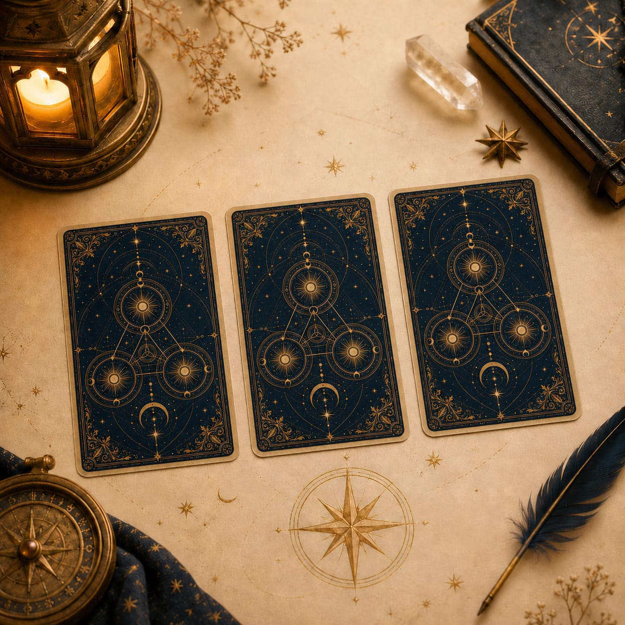 Three-card Teller’s Tarot Quick Clarity spread