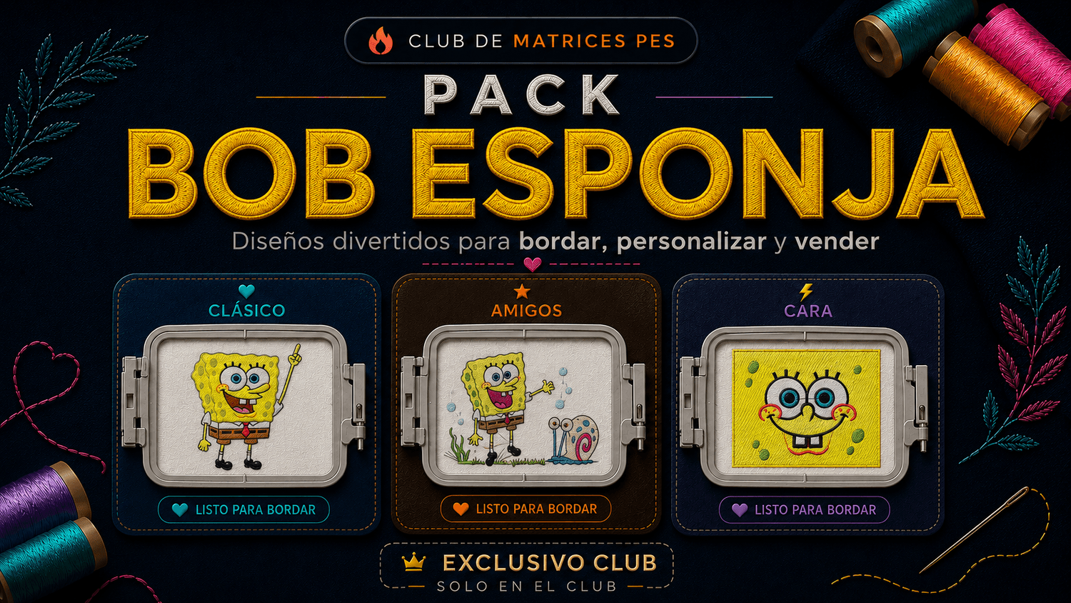 PACK BOB ESPONJA