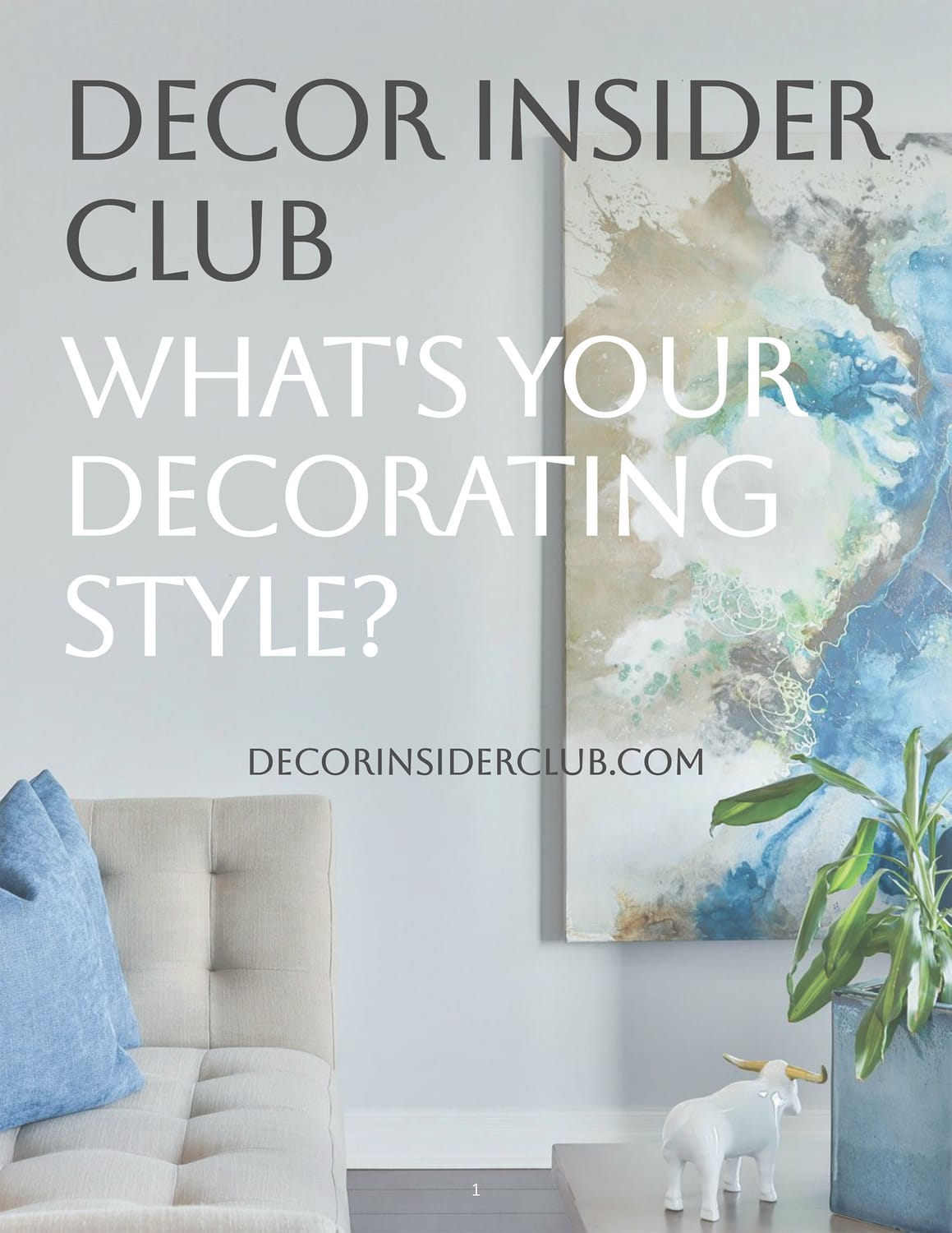 What's Your Decorating Style guide cover
