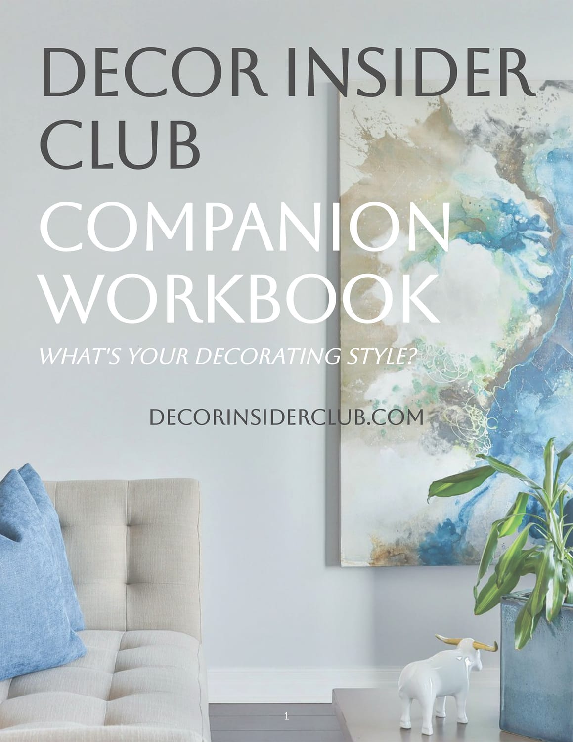What's Your Decorating Style workbook
