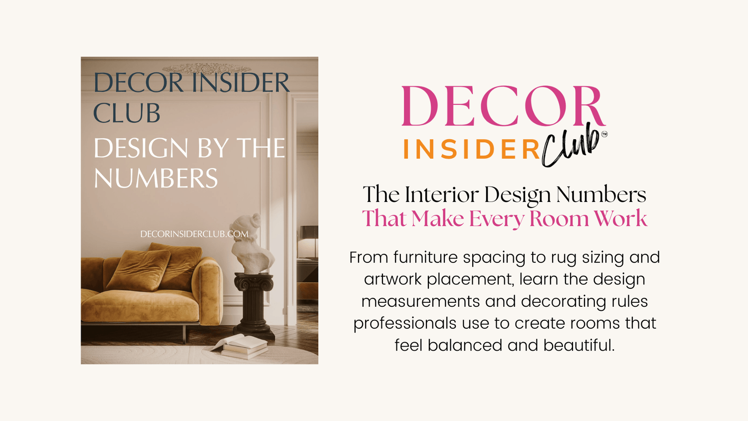 Design by the Numbers | Interior Design Rules & Measurements