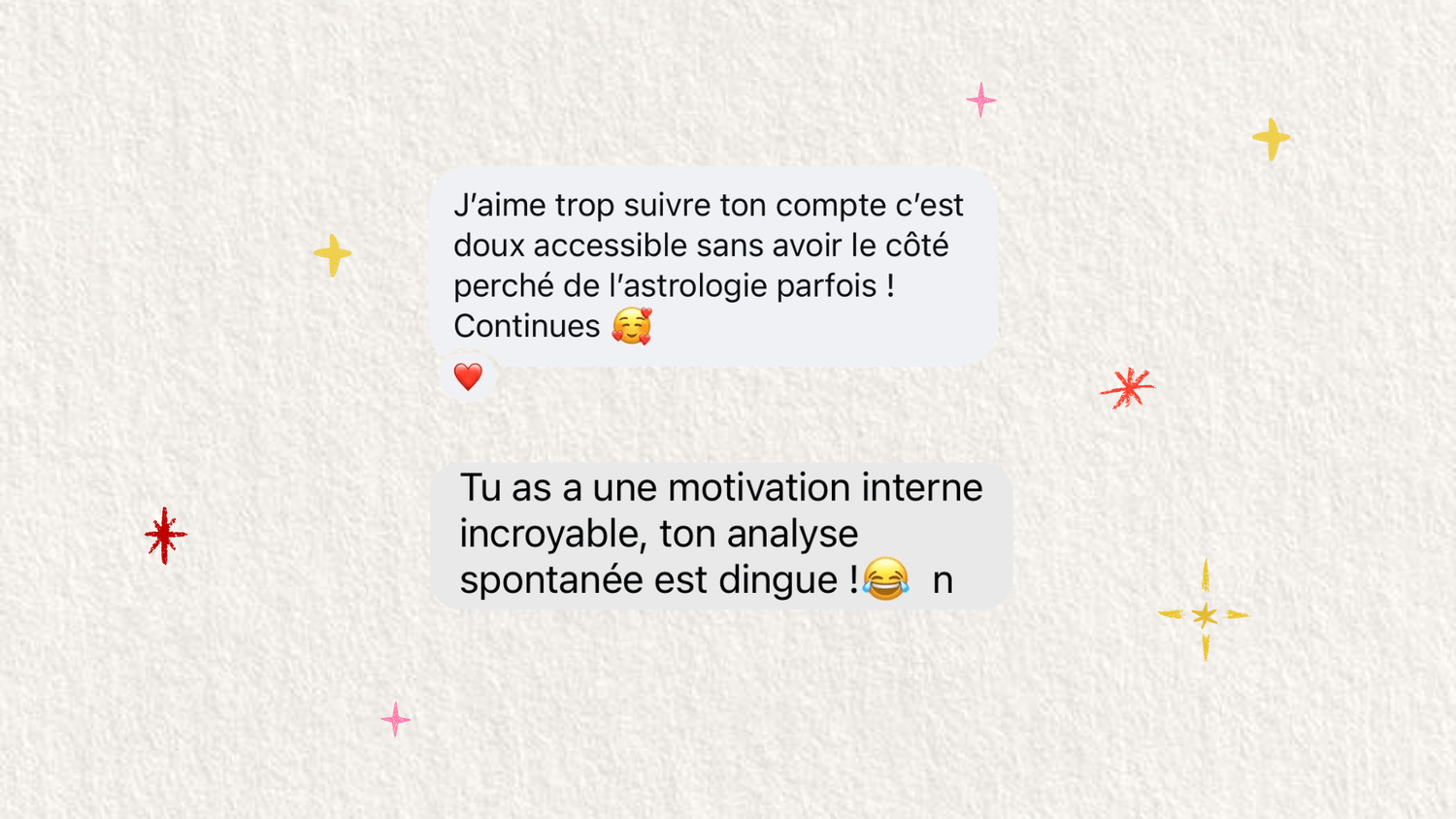 Avis client lecture thème astral Bonjour Jupiter
