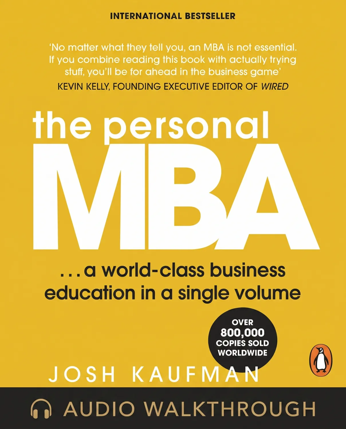 The Personal MBA by Josh Kaufman — Audio Walkthrough cover
