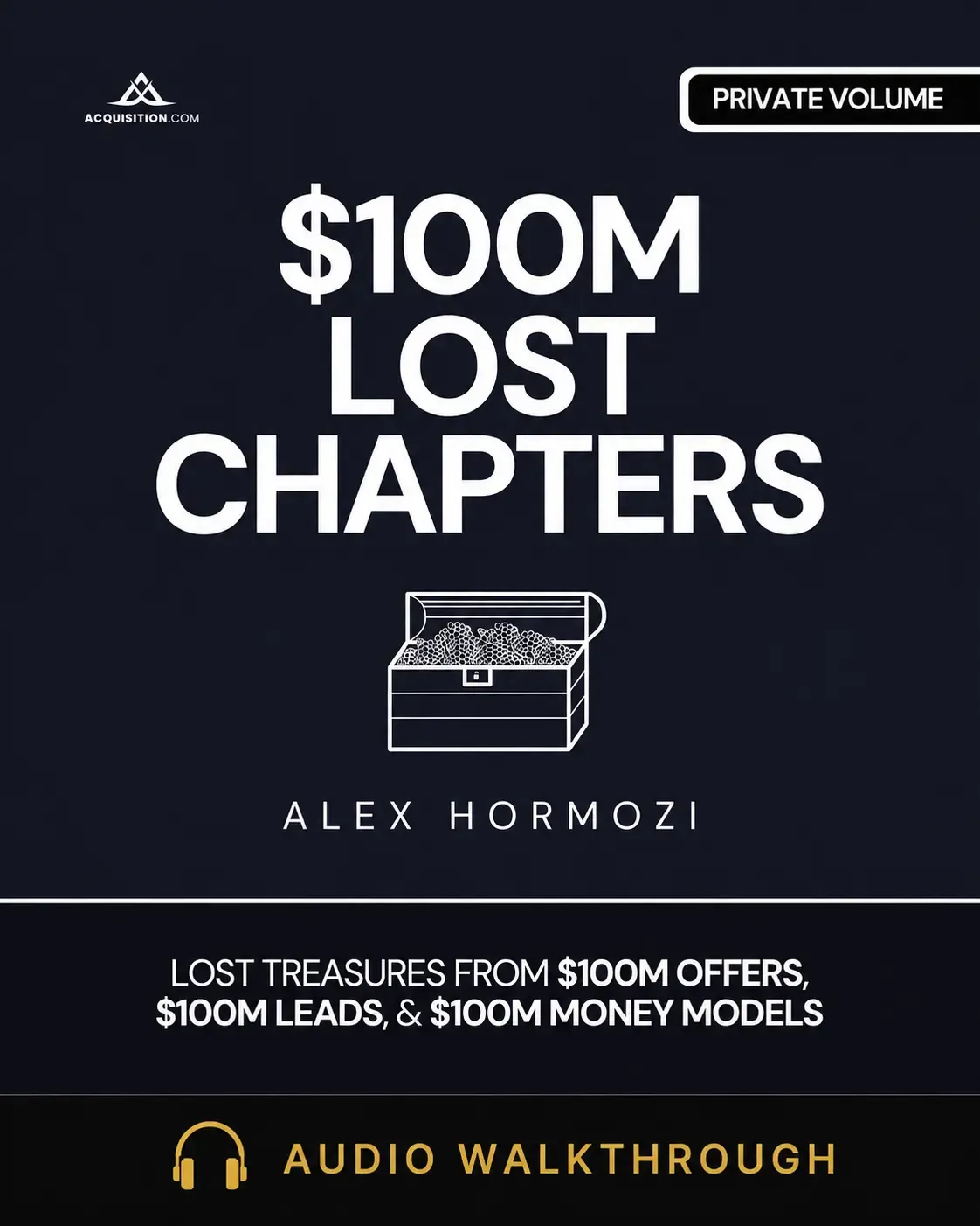 $100M Lost Chapters by Alex Hormozi — Audio Walkthrough cover