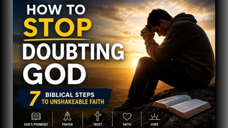 A quiet moment of prayer showing someone asking God for strength and guidance