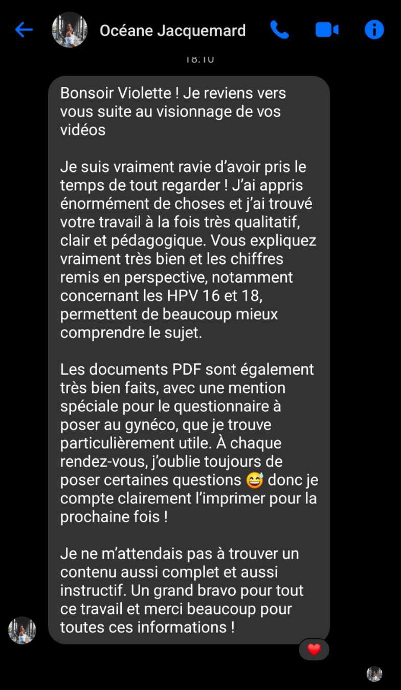 Témoignage client