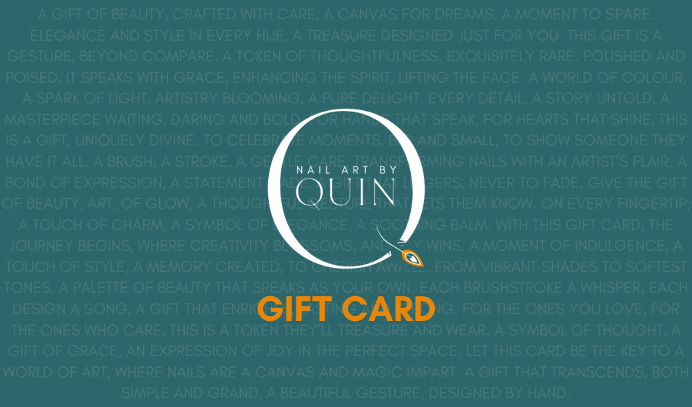 nail salon gift card voucher