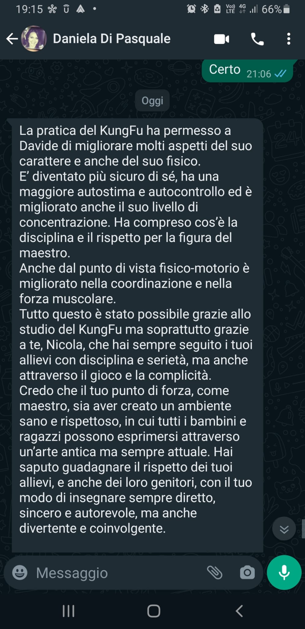 recensione Andria Kung fu Bambini