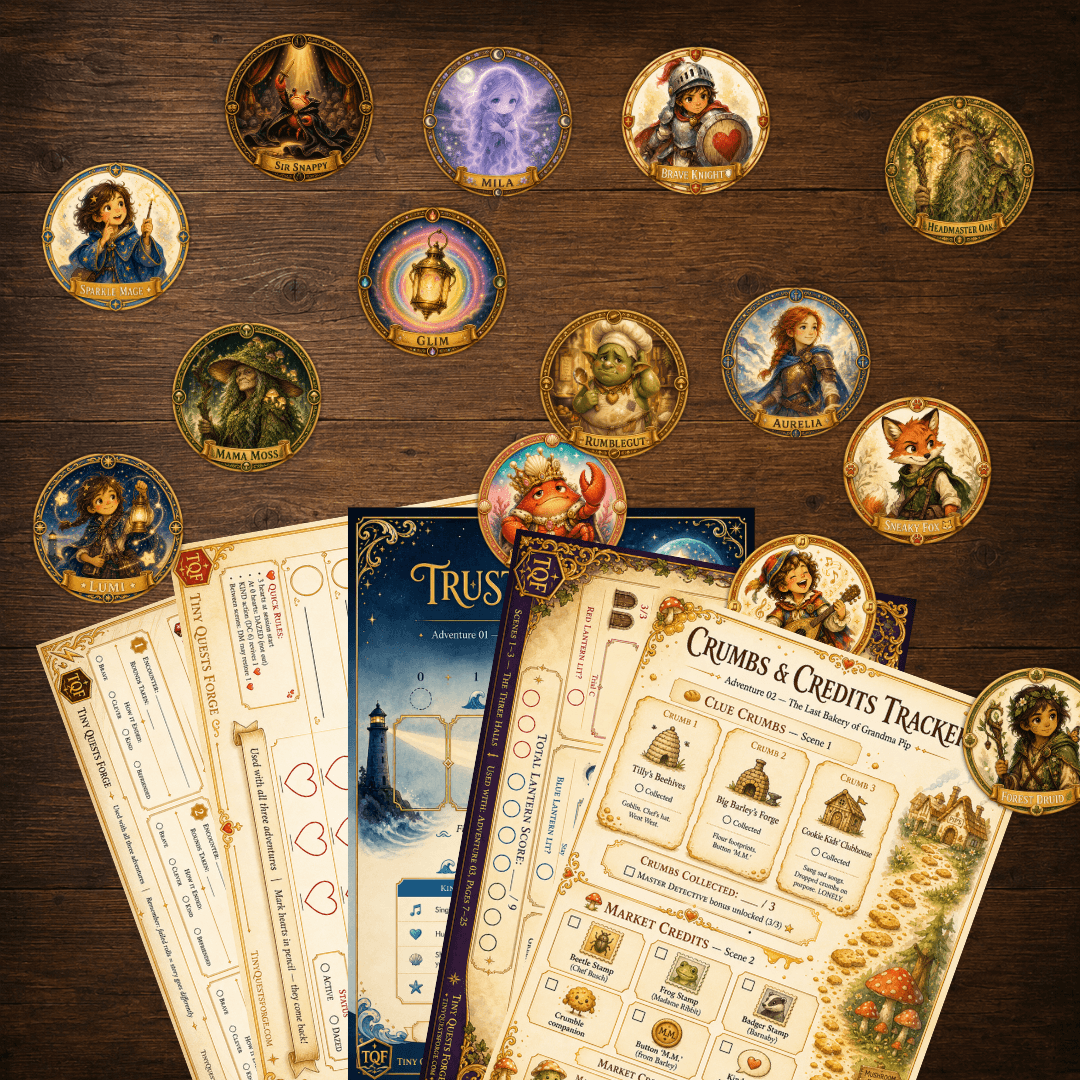 Adventure Tabletop Kit — Tiny Quests Forge