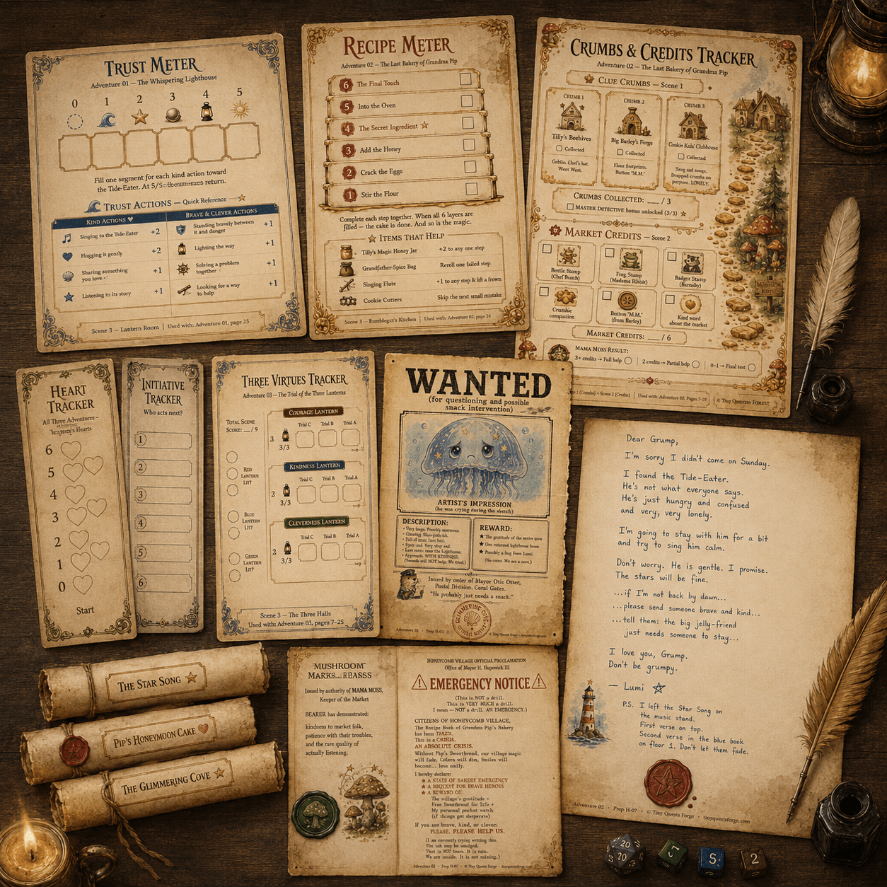 Adventure Handouts — Tiny Quests Forge
