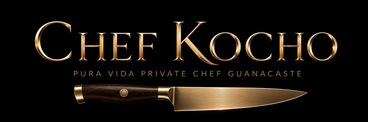 Pura Vida Private Chef Logo Oficial